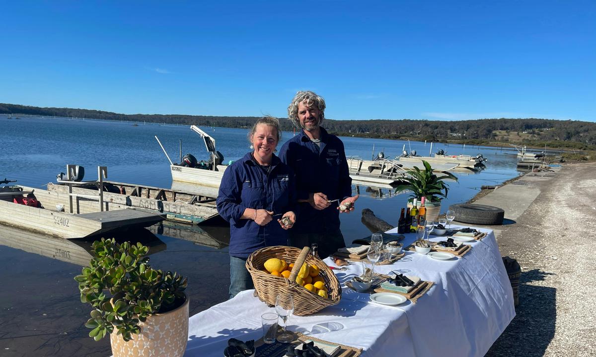 Meet the farmers at Broadwater Oysters