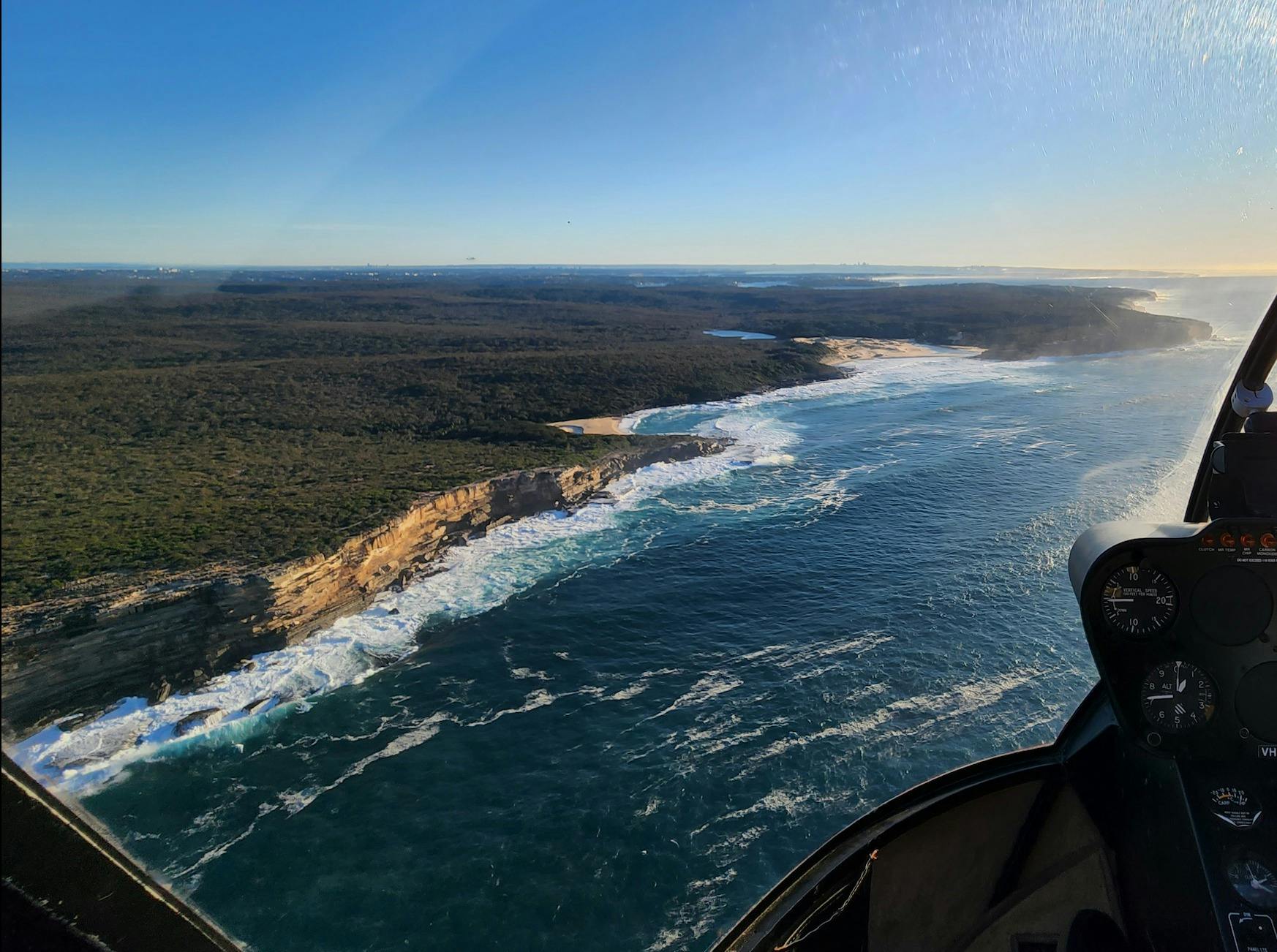 Early morning over Sydney's shoreline - just breathtaking