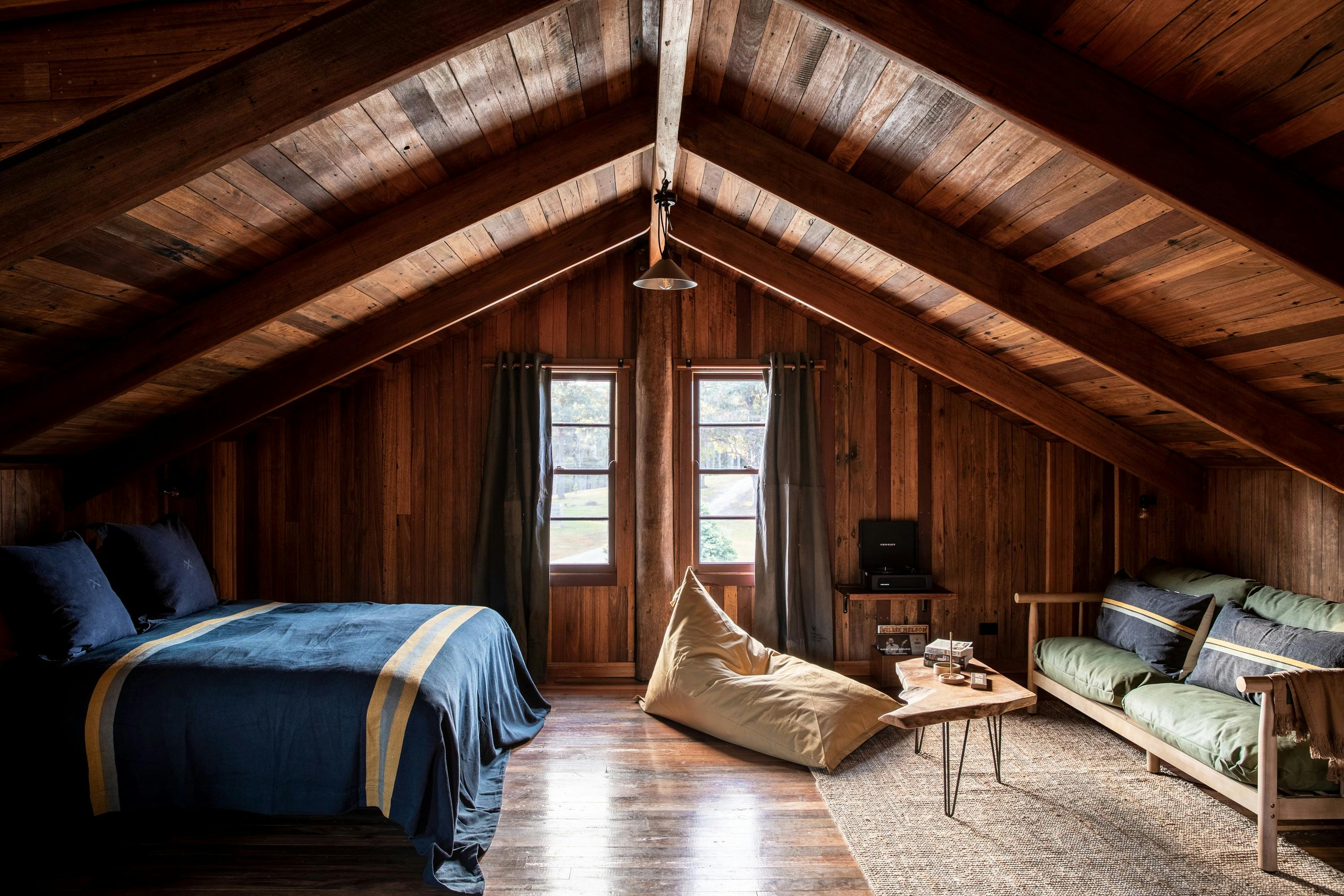 Experience the ranch staying in the Barn Studio hand built over 30 years ago.