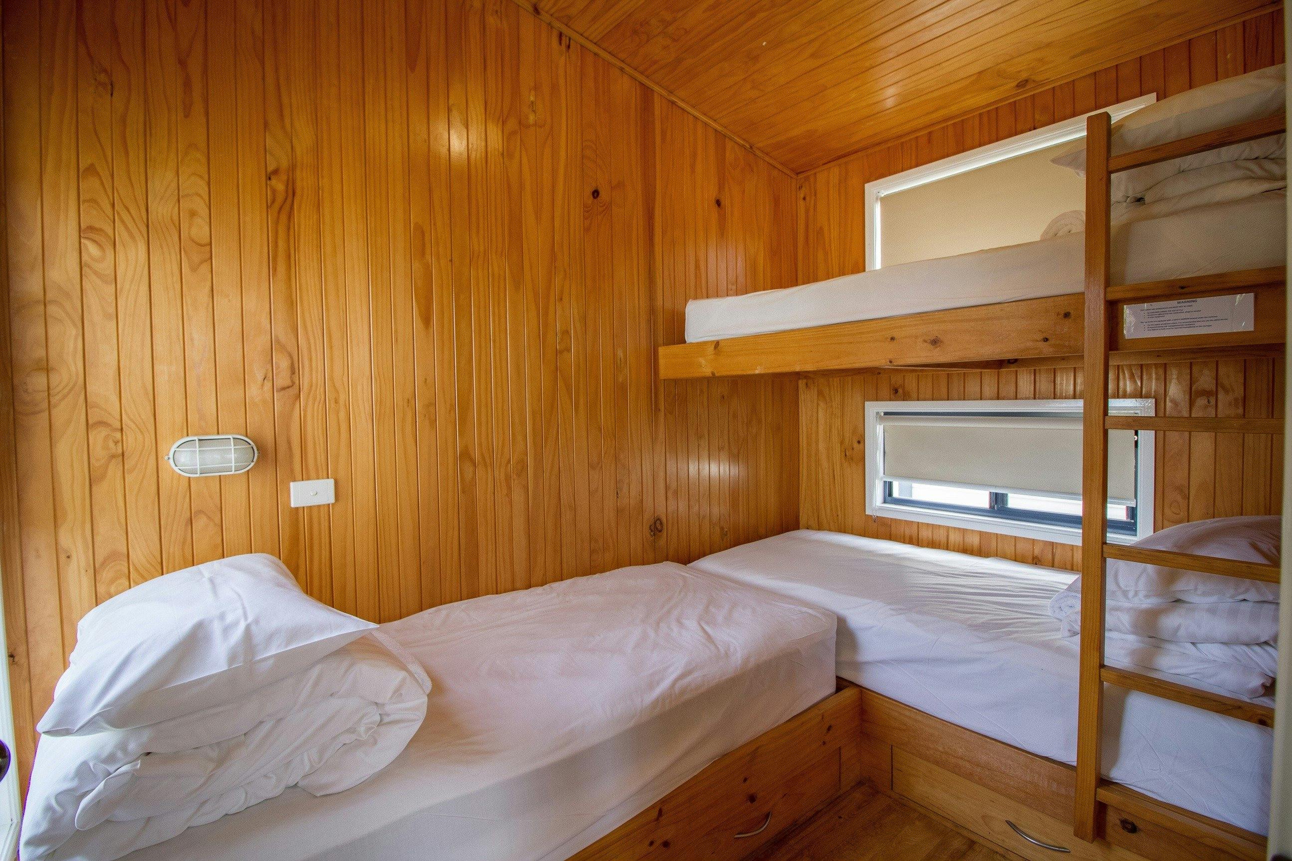 Second Bedroom - Waterfront Two Bedroom Cabin