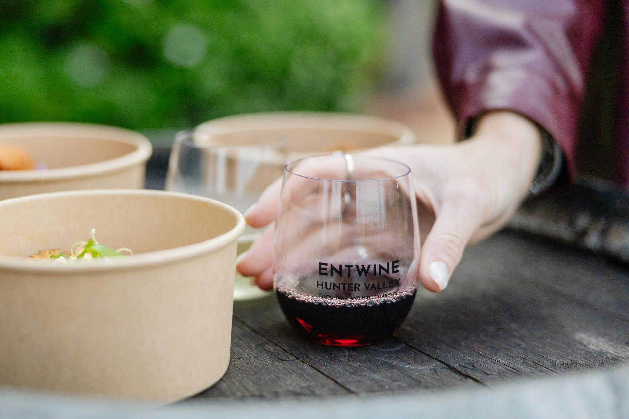 street food at sunset feast