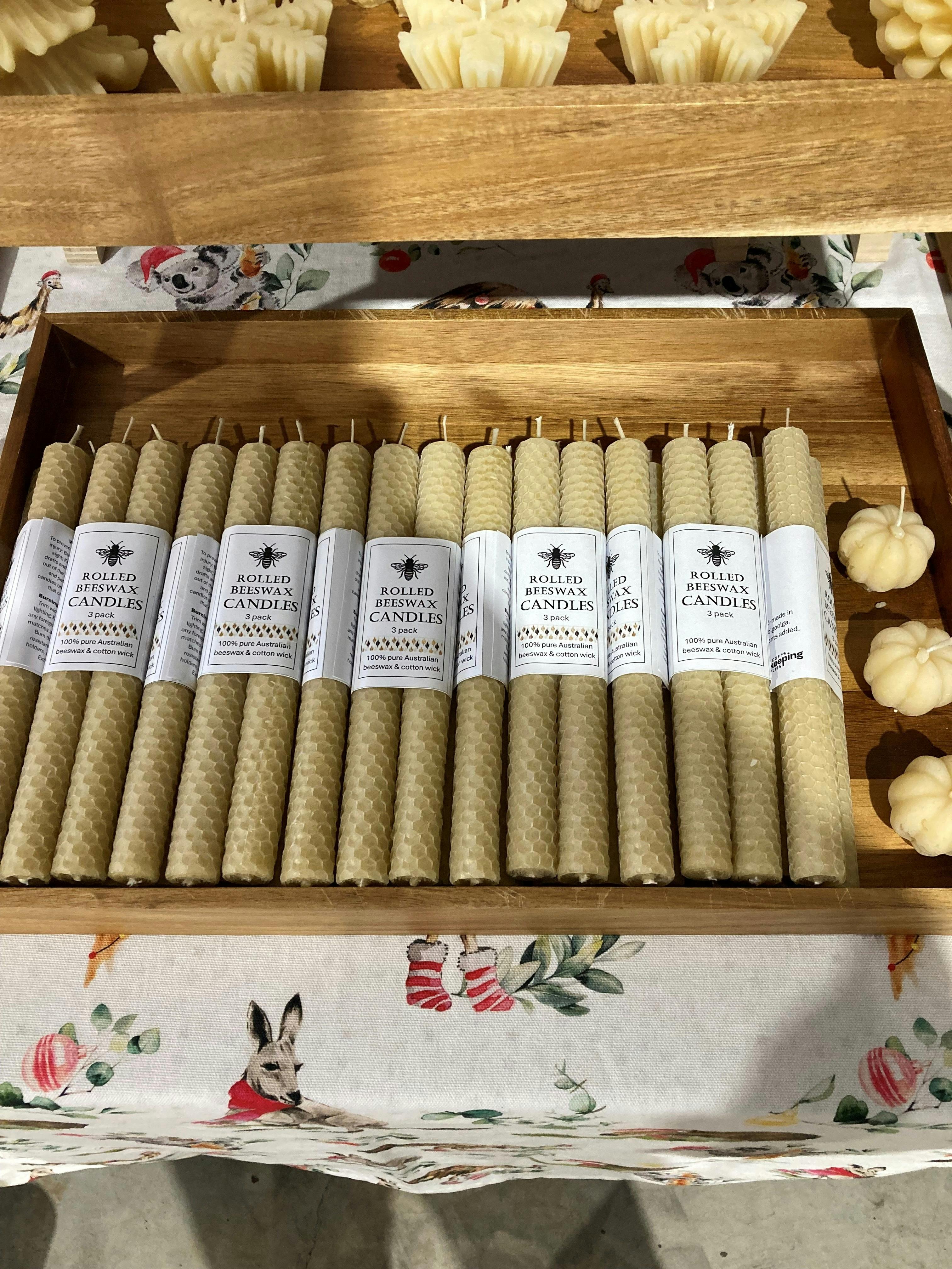 Rolled Taper Candles