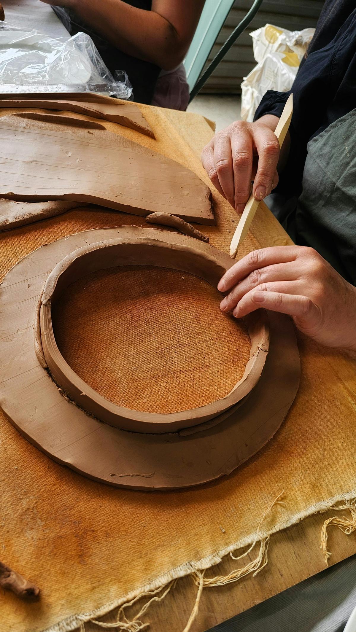 Handbuilding pottery workshop