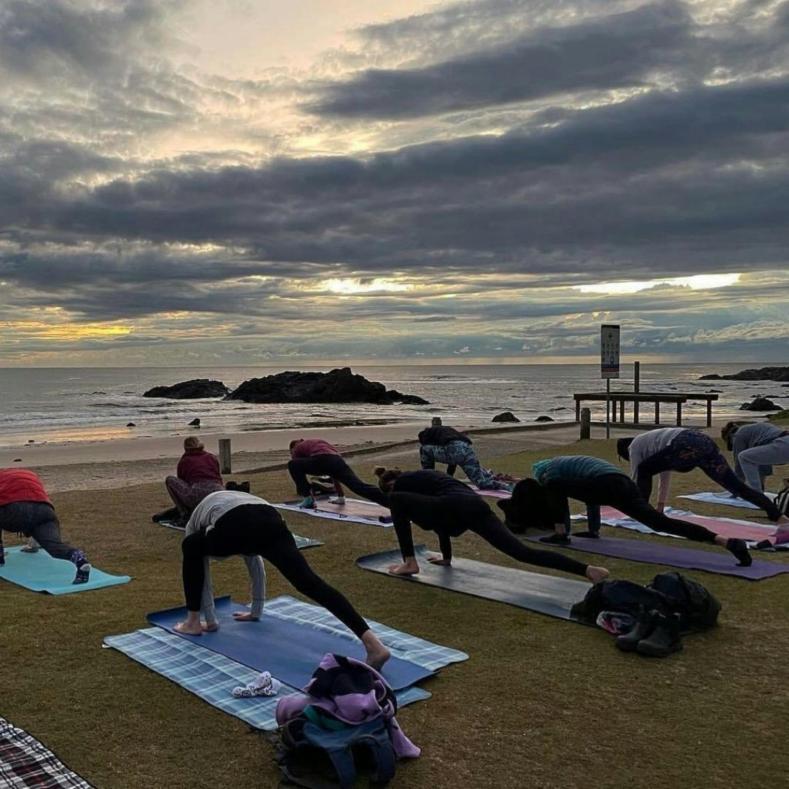 Town Beach Sunrise Yoga