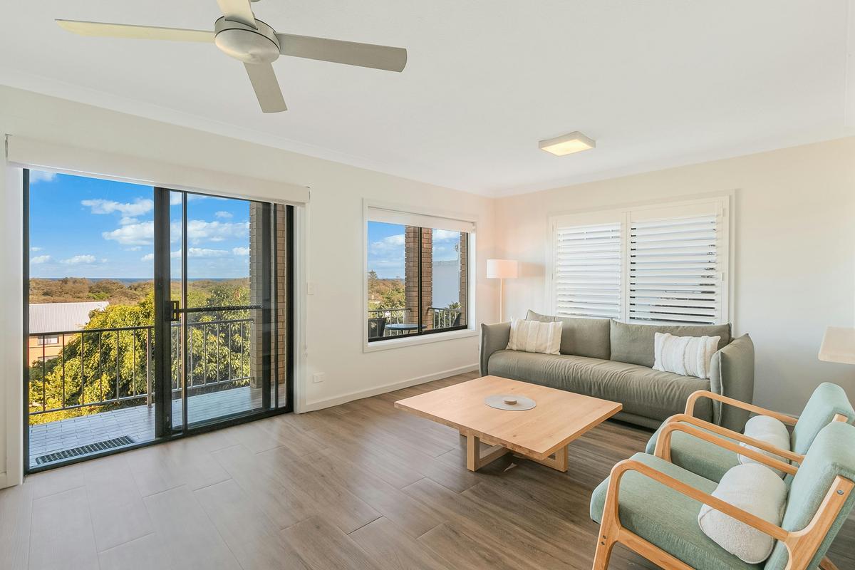 Open plan living area