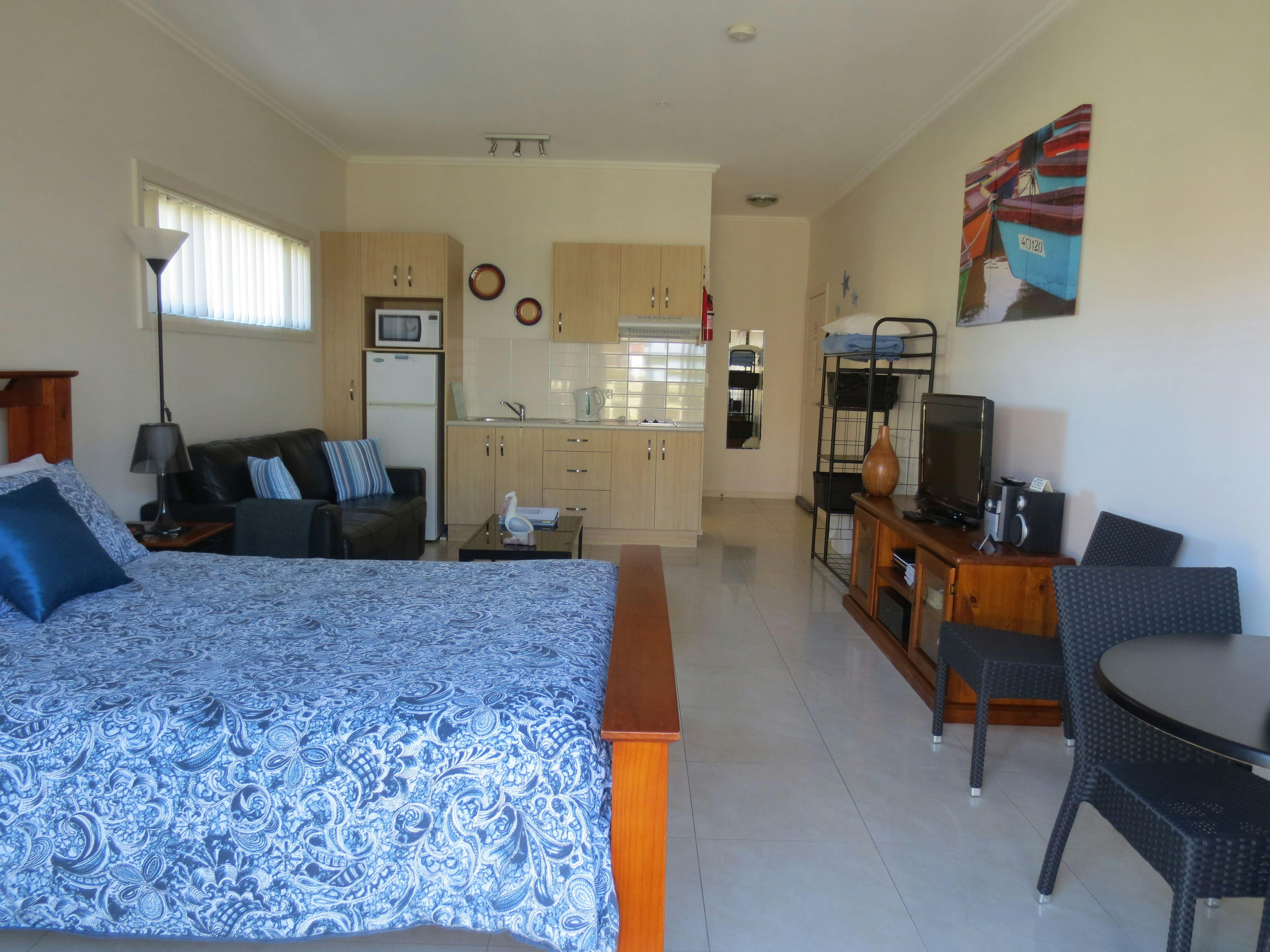 Queen Studio with Fold Out Sofa