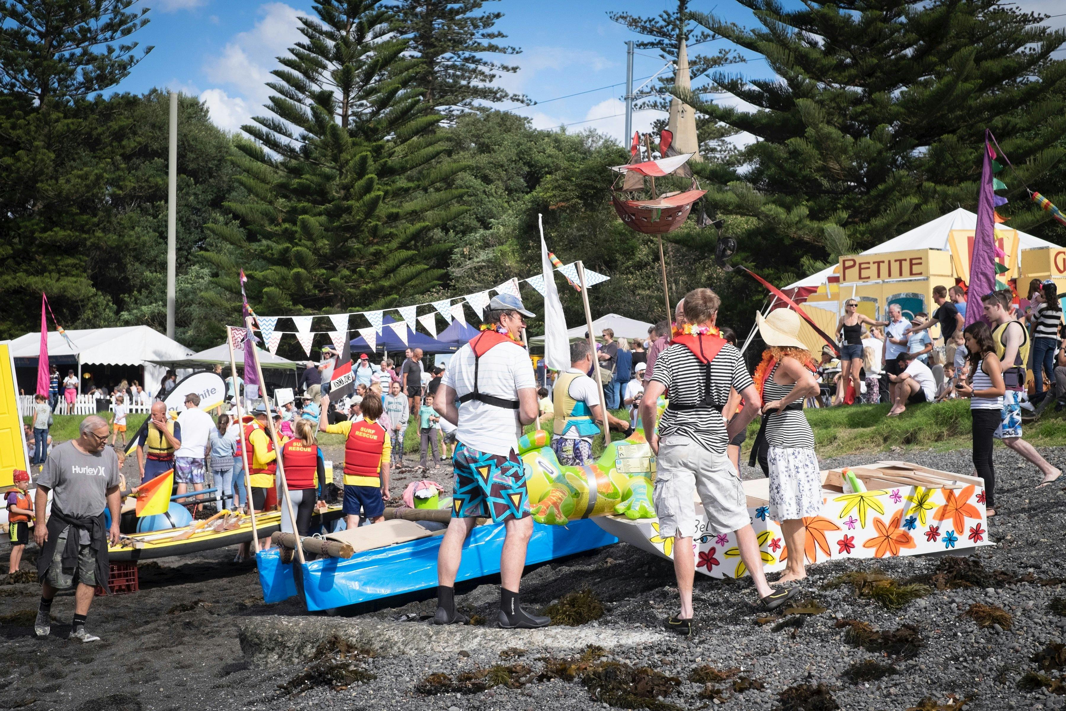 The KISS Arts Festival "Raft Race"