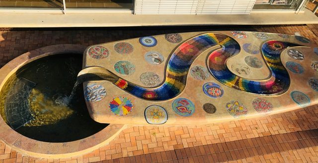 Gunnedah Rainbow Serpent Water Feature