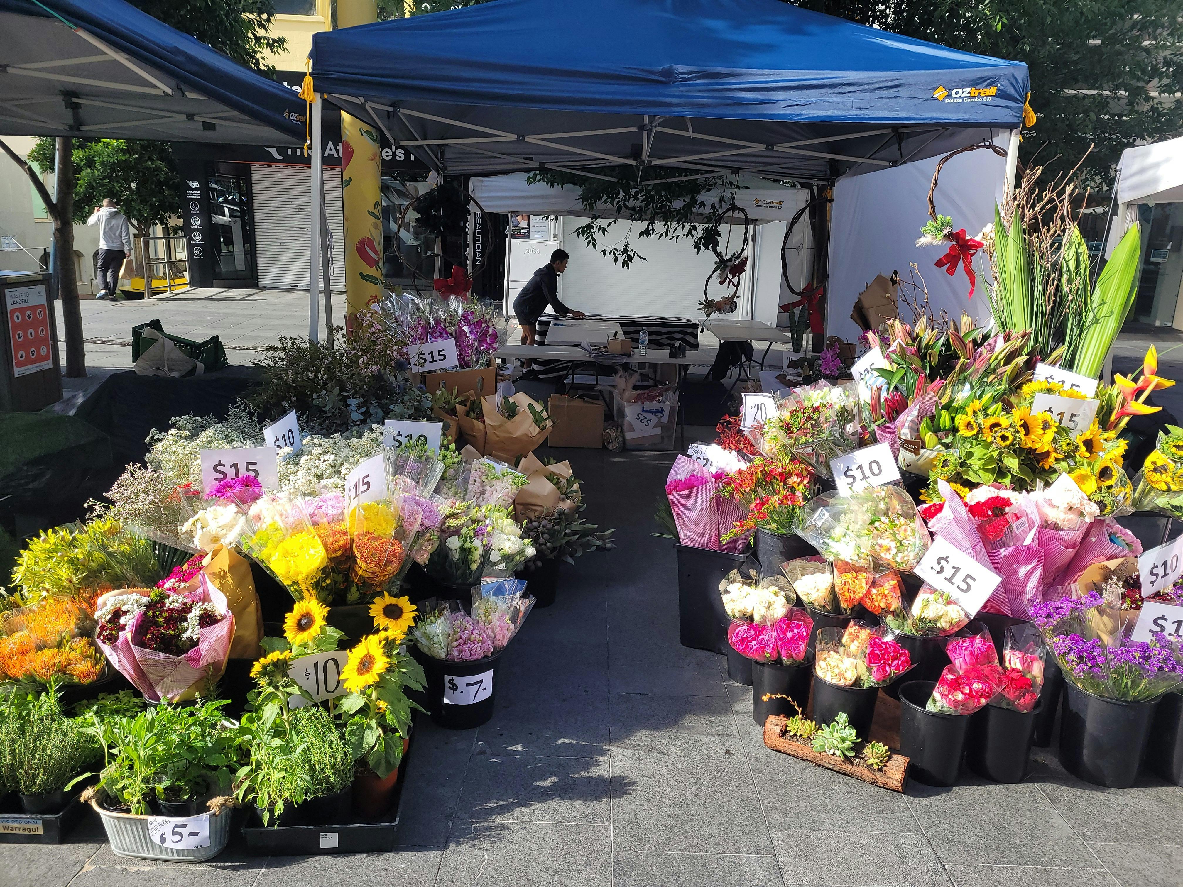 Fresh flowers for mum