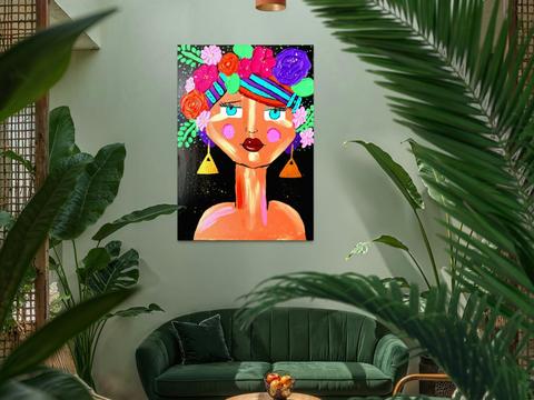 "She Blooms": A Textured Portrait Experience