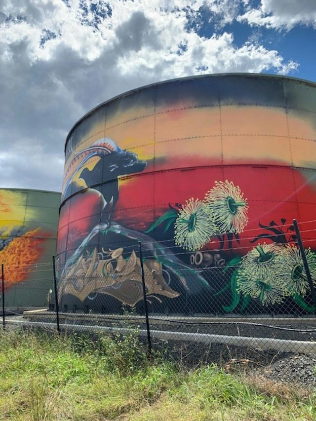 Hume Highway Tank Murals