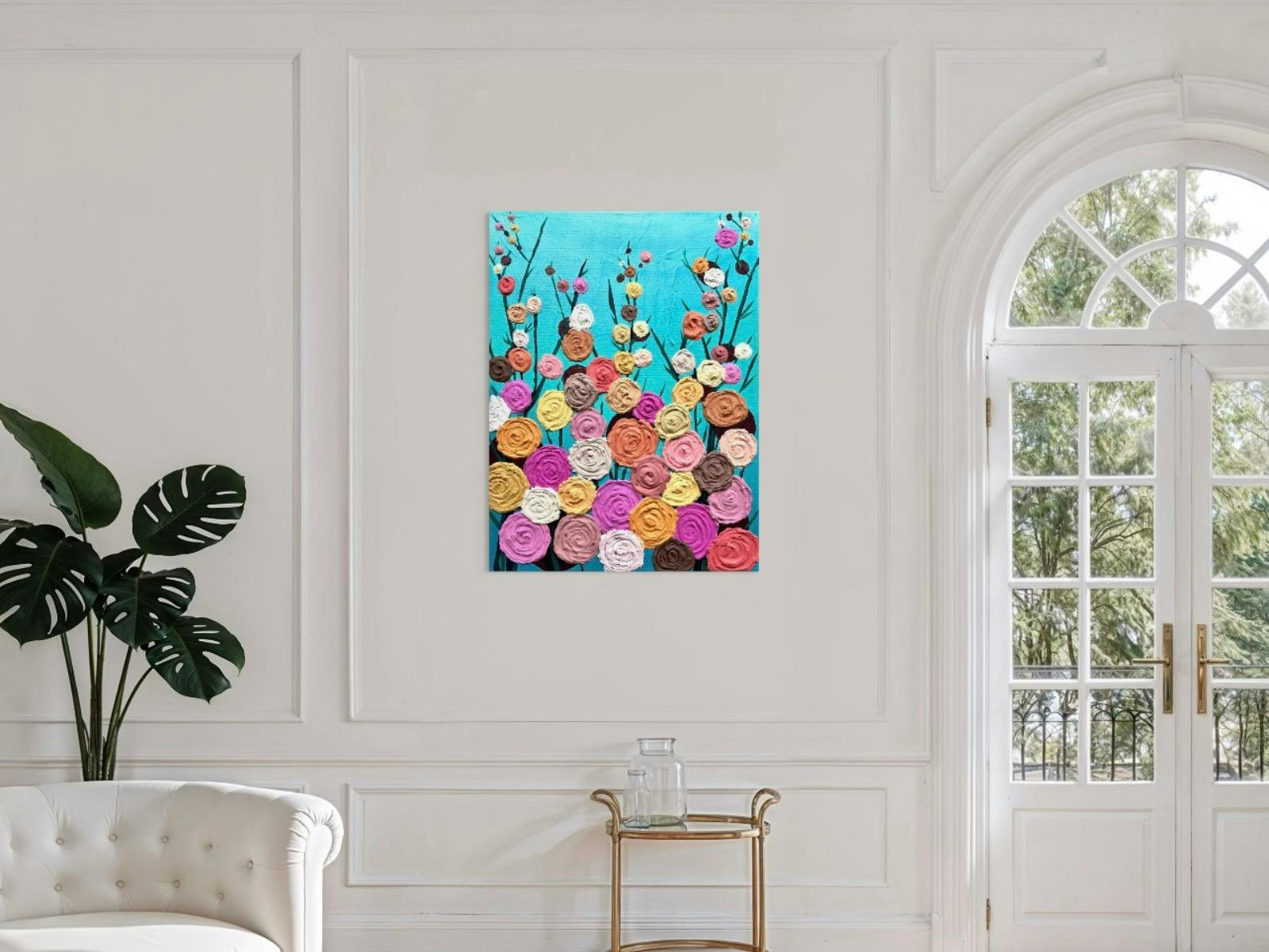 staged photo of artwork