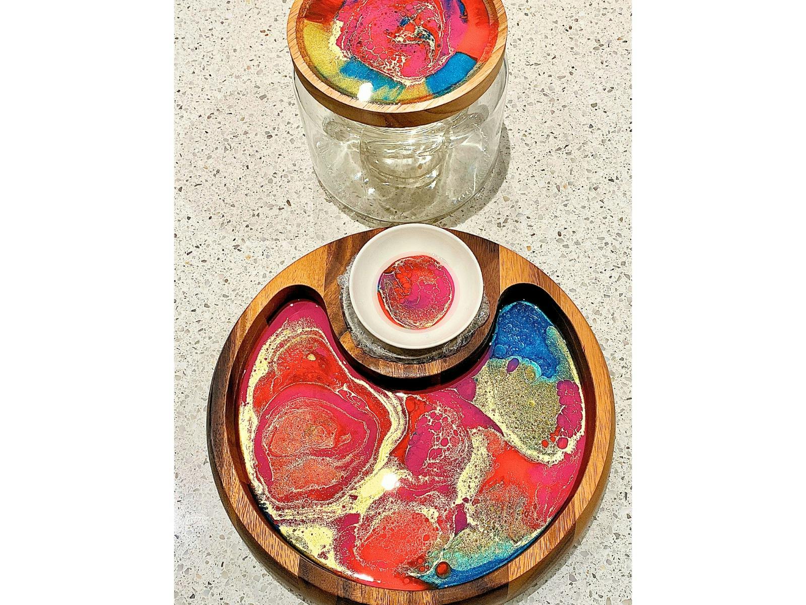 Chip n dip bow and canister