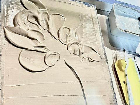 Hands-On Harmony: Creating Textured Art Introductory Textured Art Work