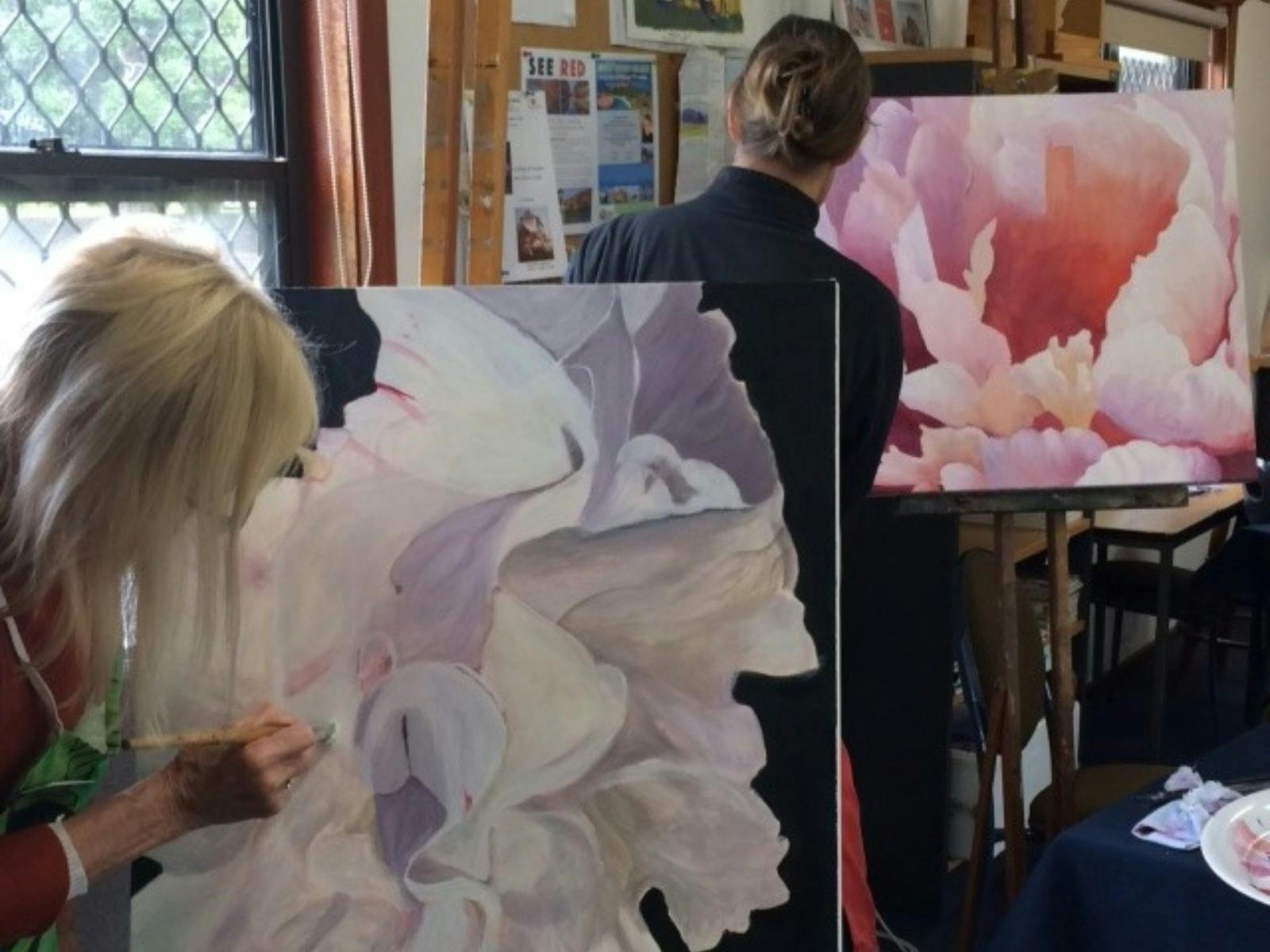 Macro flora painting workshop