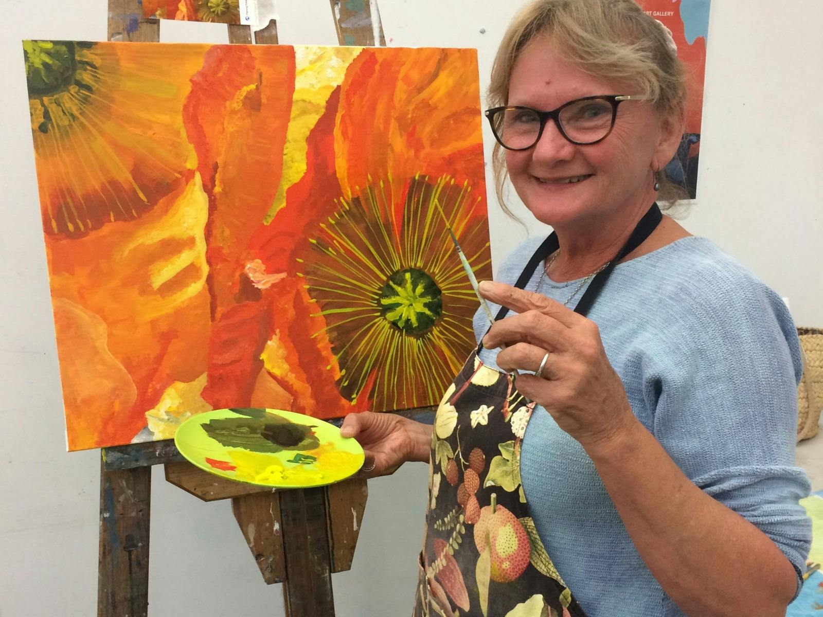 Macro Flora painting workshop
