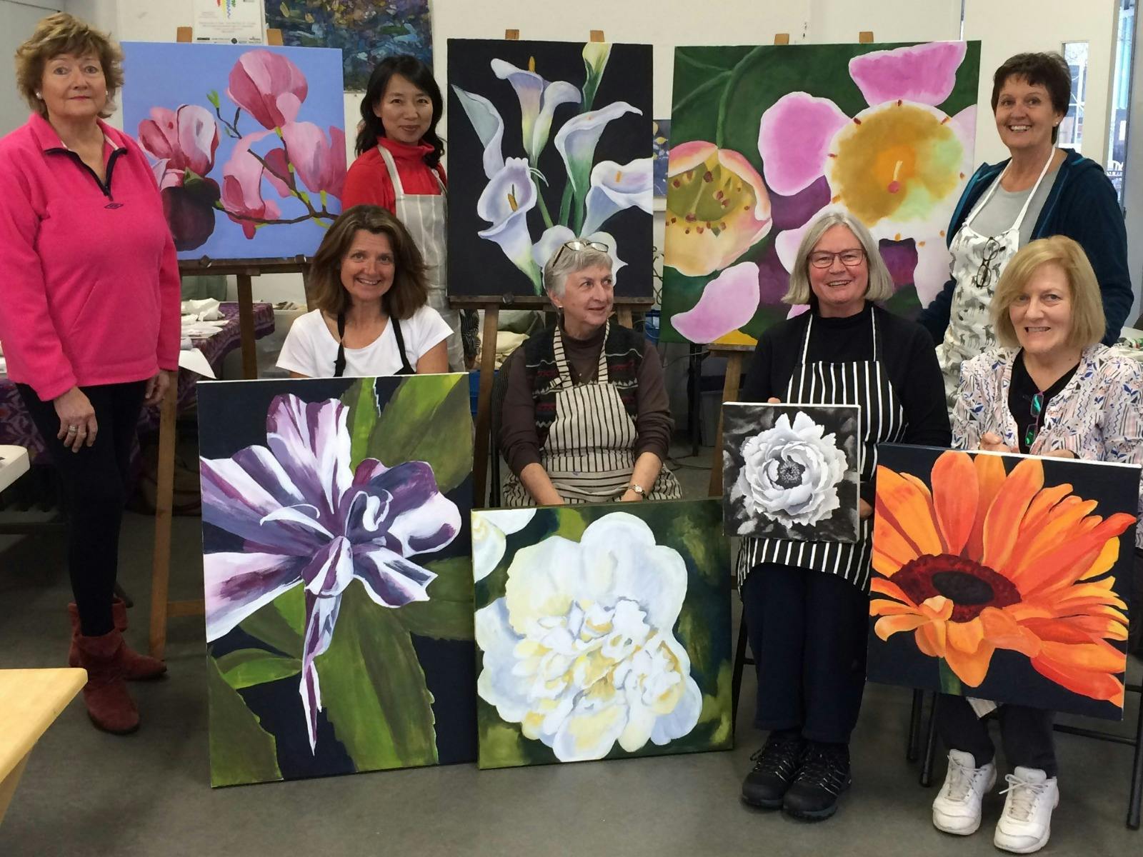 Macro flora painting workshop