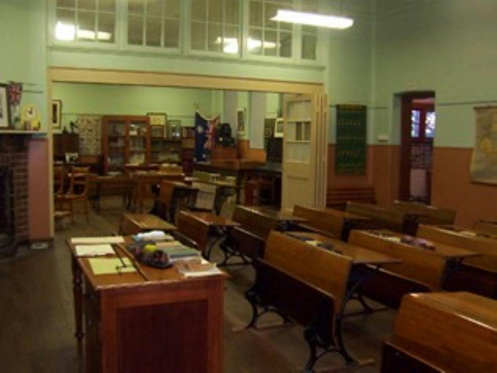 Interior of northern 1910 classroom
