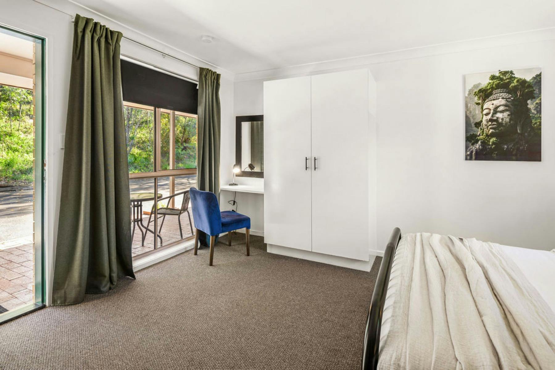 calm, light-filled retreat where comfort meets nature