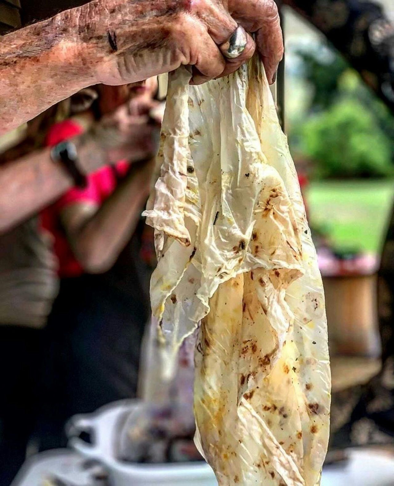 Silk scarf making