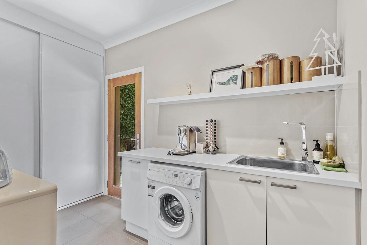 internal laundry area