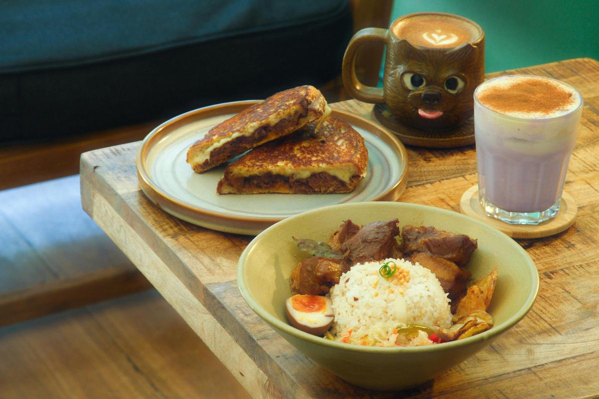 Series of menu items at Taguan