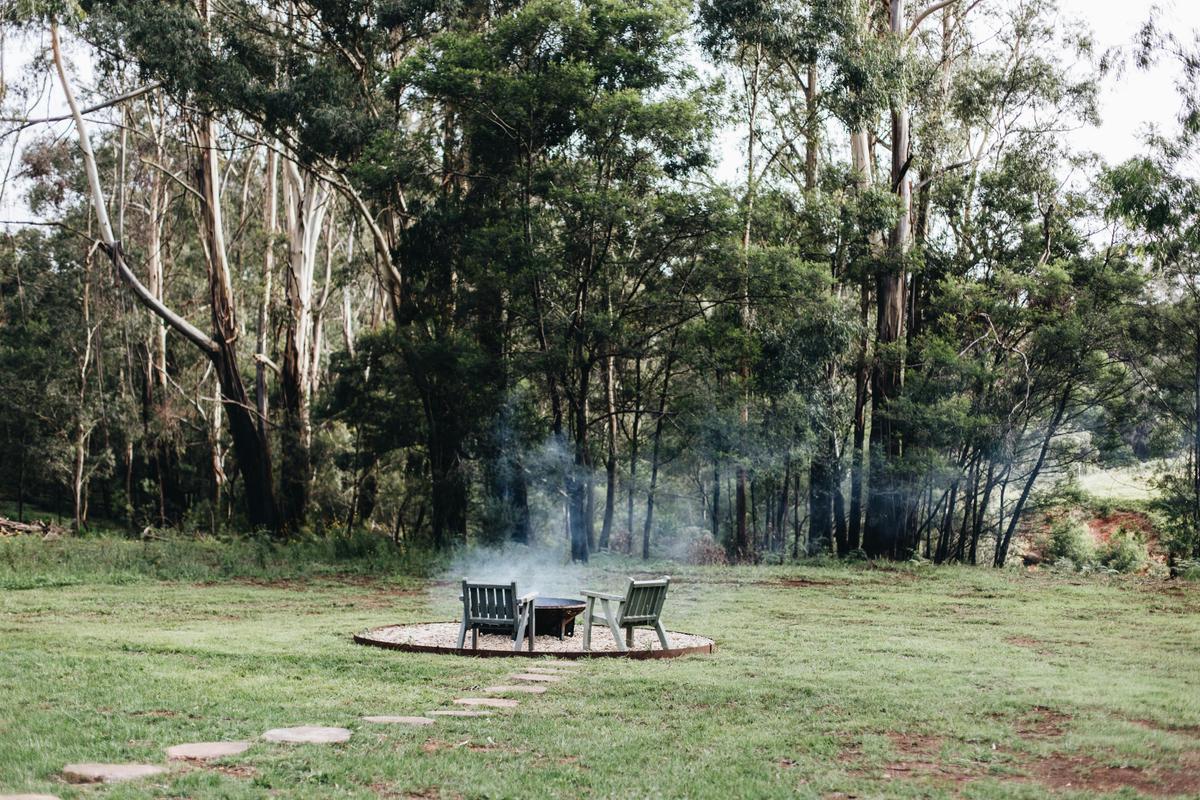 Warm up by the fire pit, perfect for late night star gazing