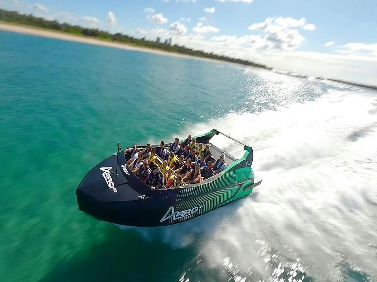 No go slow zones, just pure adrenaline. Arro Jet launches straight into the action on the Broadwater