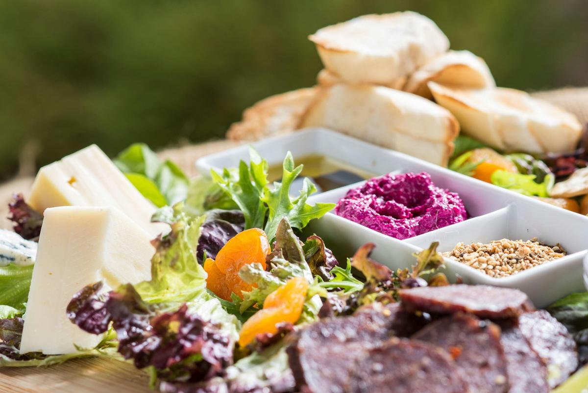The popular regional tasting plate is best enjoyed with a regional South Australian wine.