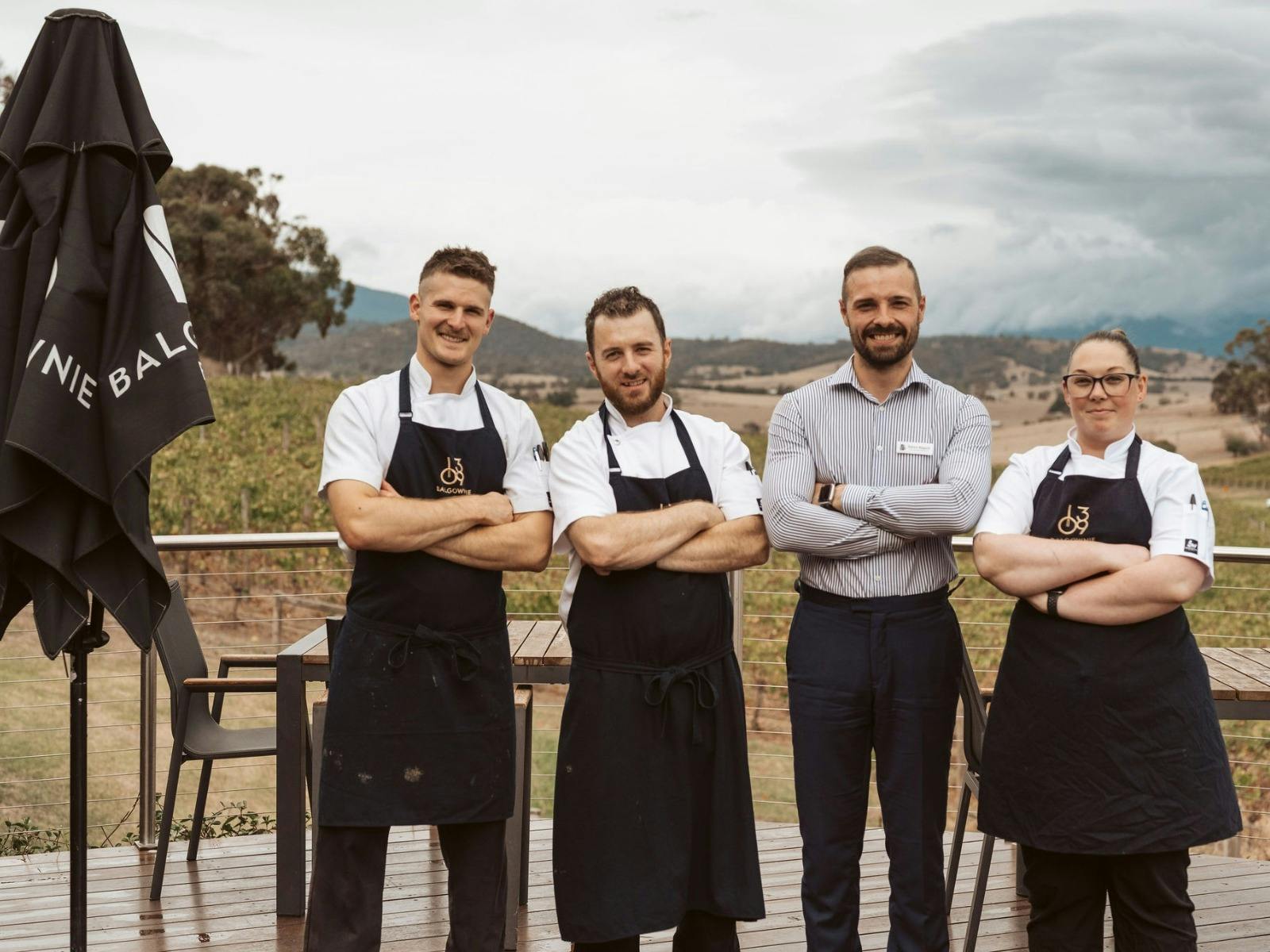 Staff members posing at 1309 Balgownie Estate