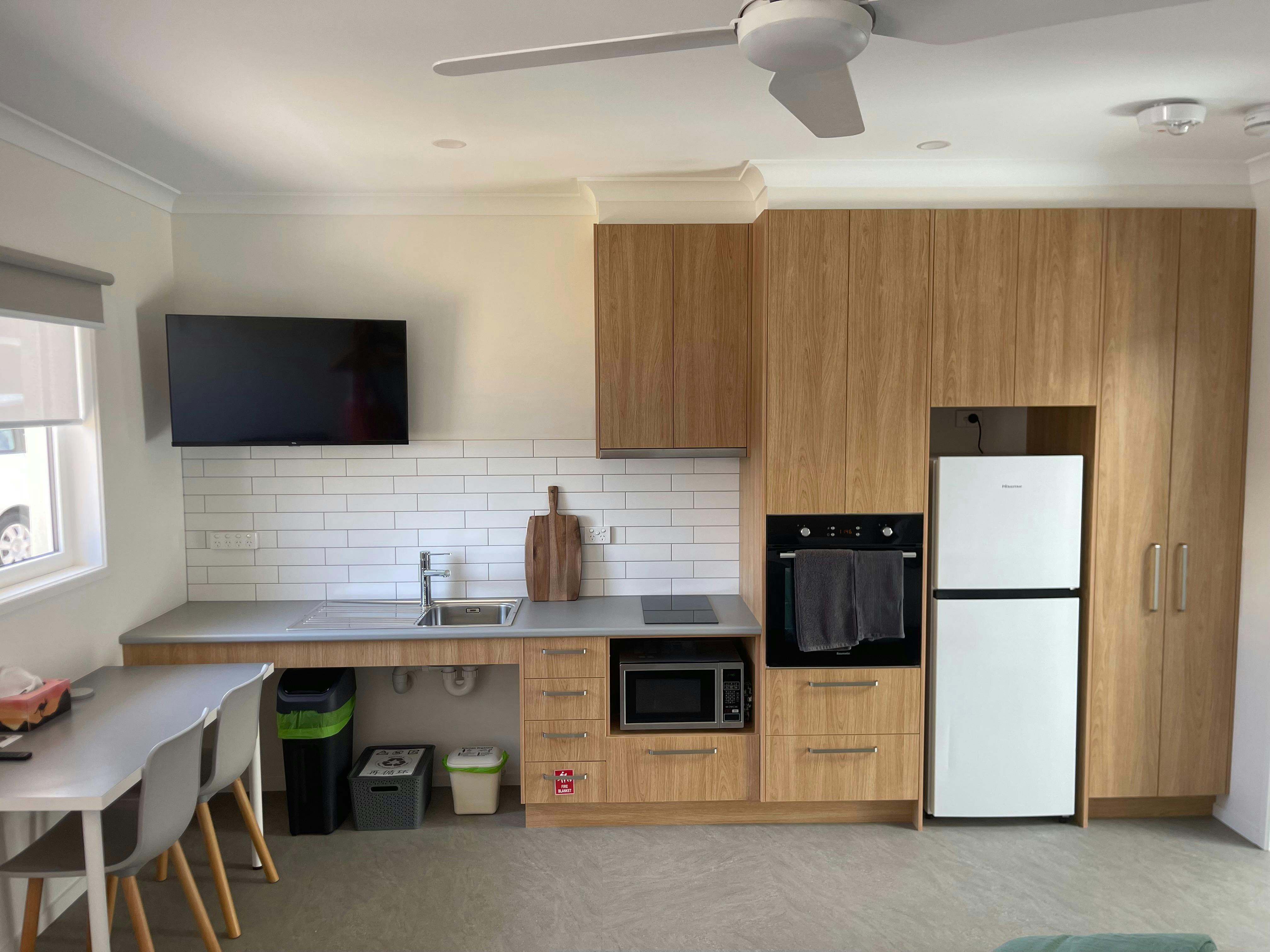 Accessible Accommodation - Height adjusted fully fitted kitchen and dining