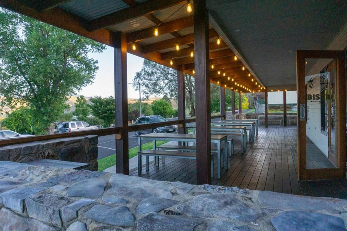 Dine on our wide verandah on a balmy night