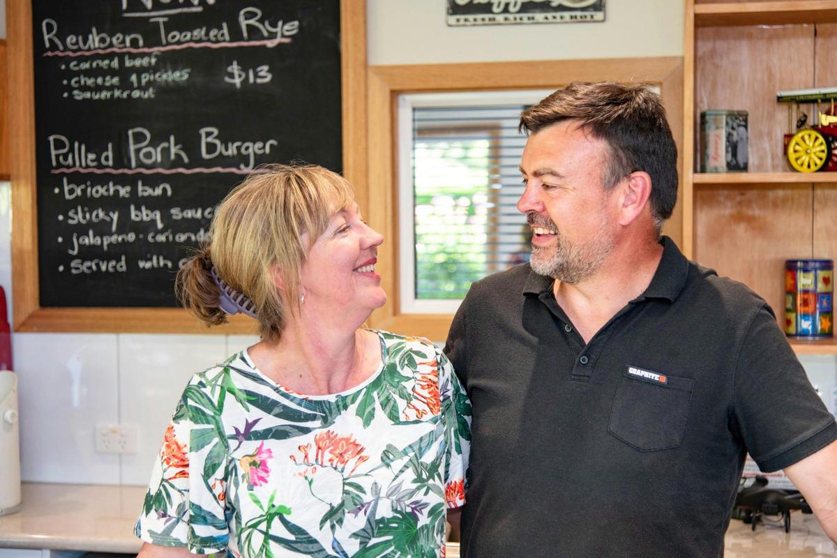 Francois and Tania, owners of Brookfield Maze