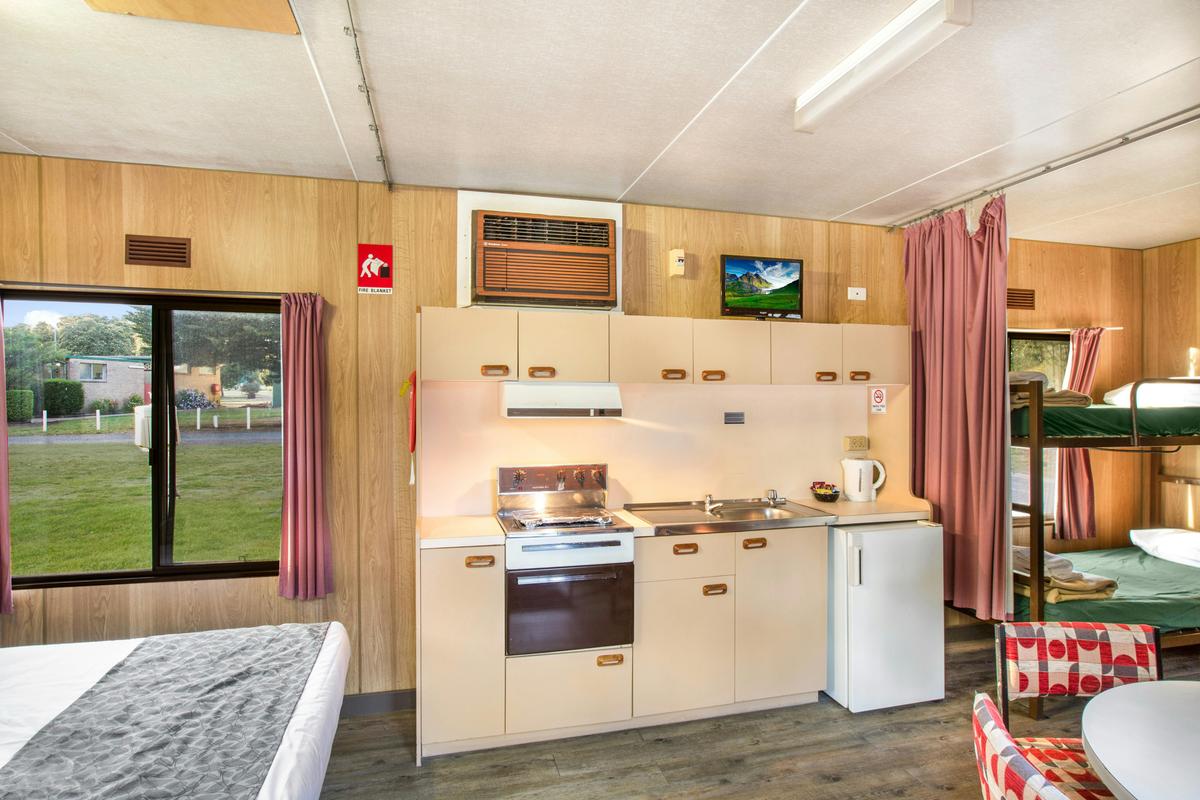 Kitchen in the Budget Cabin