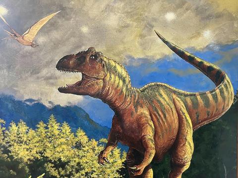 Dinosaurs that used to roam earth.