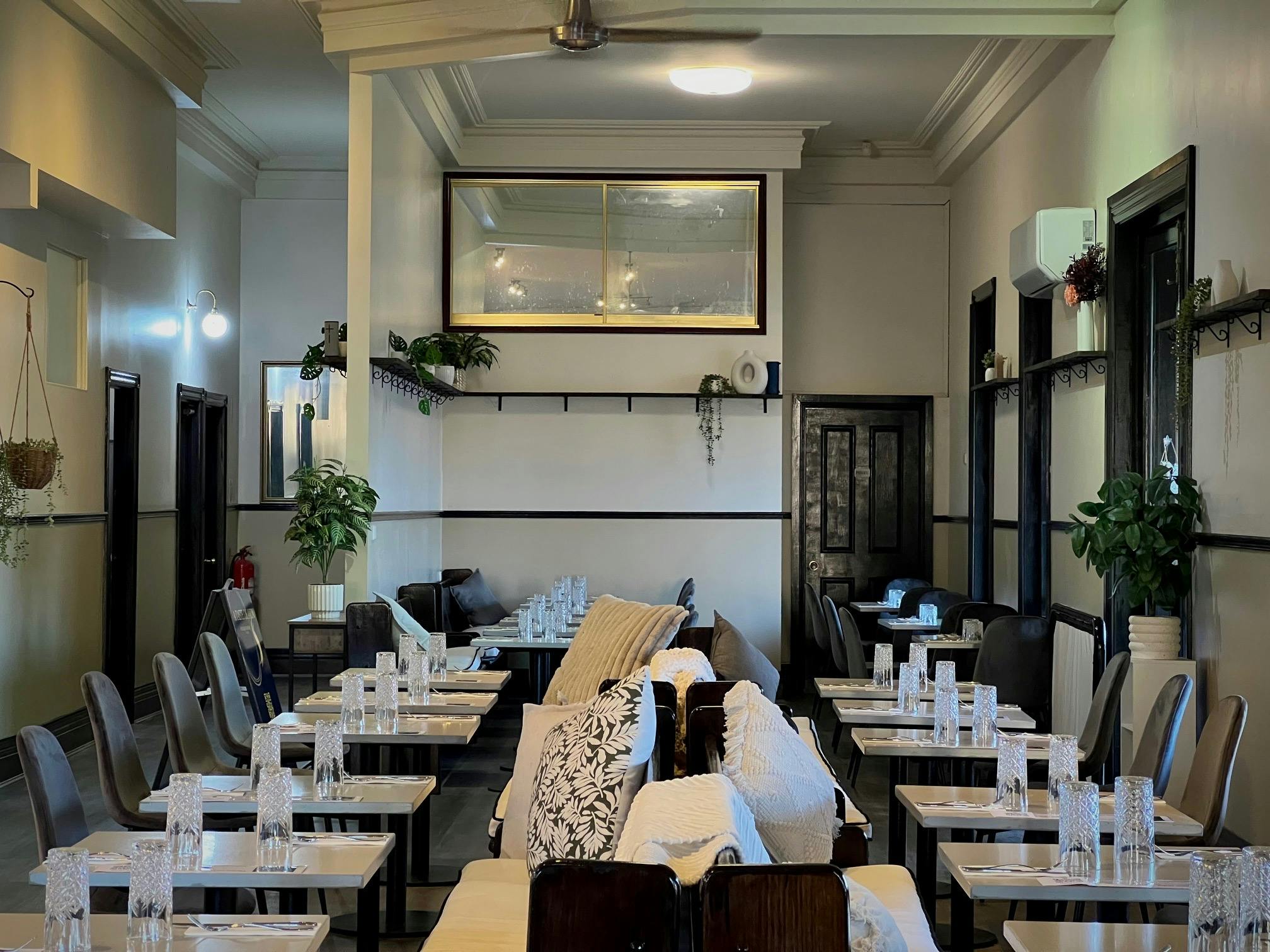 Inside of restaurant