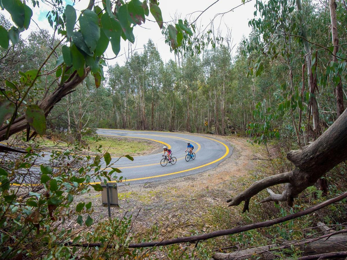 The iconic road ride ascent of Mount Buffalo