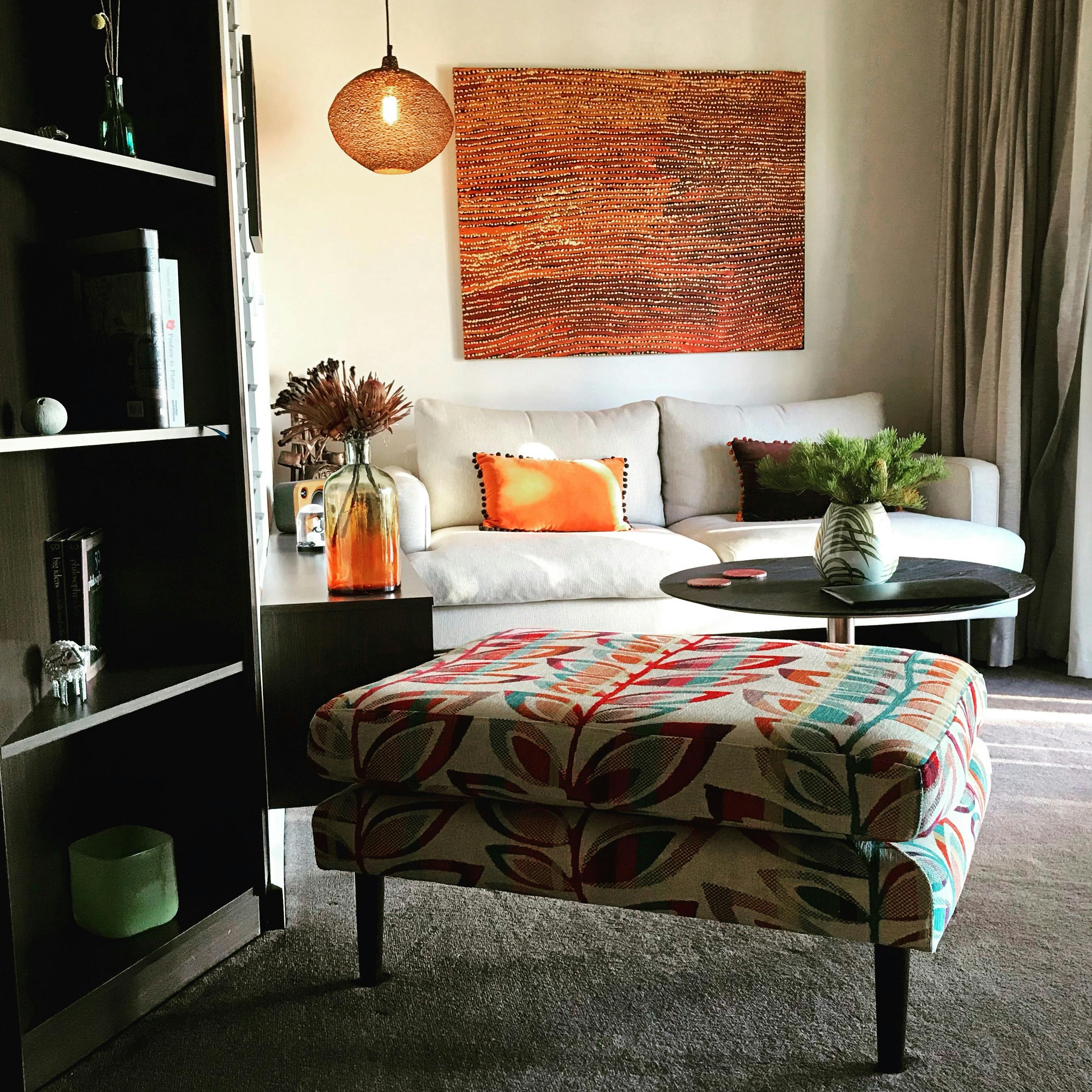 The lounge area in Suite 2