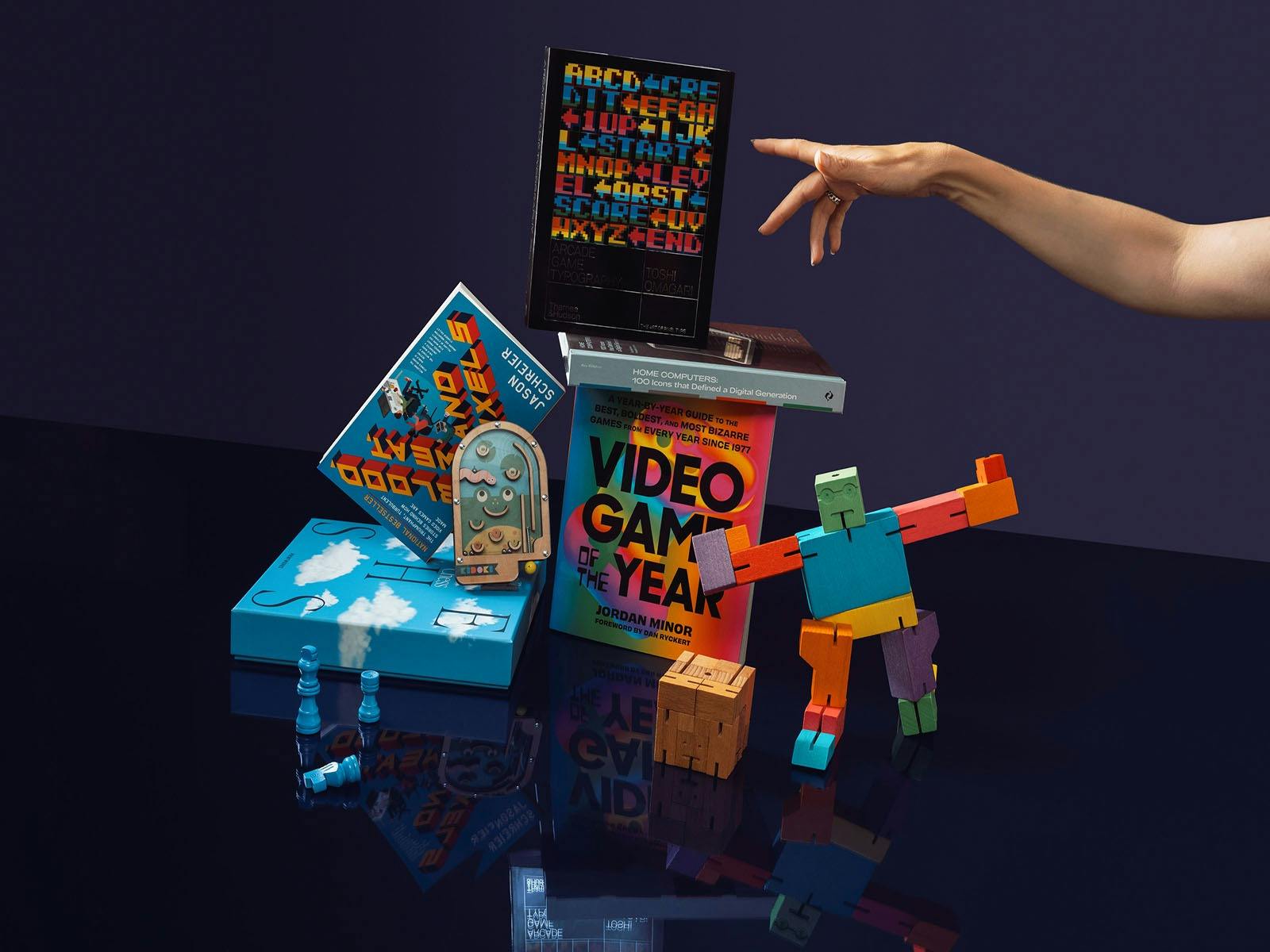 A selection of videogame themed products