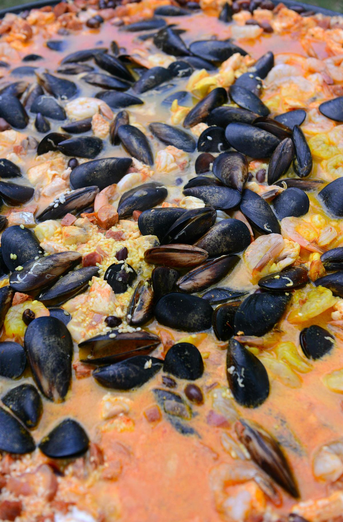 Delicious paella at 360Q