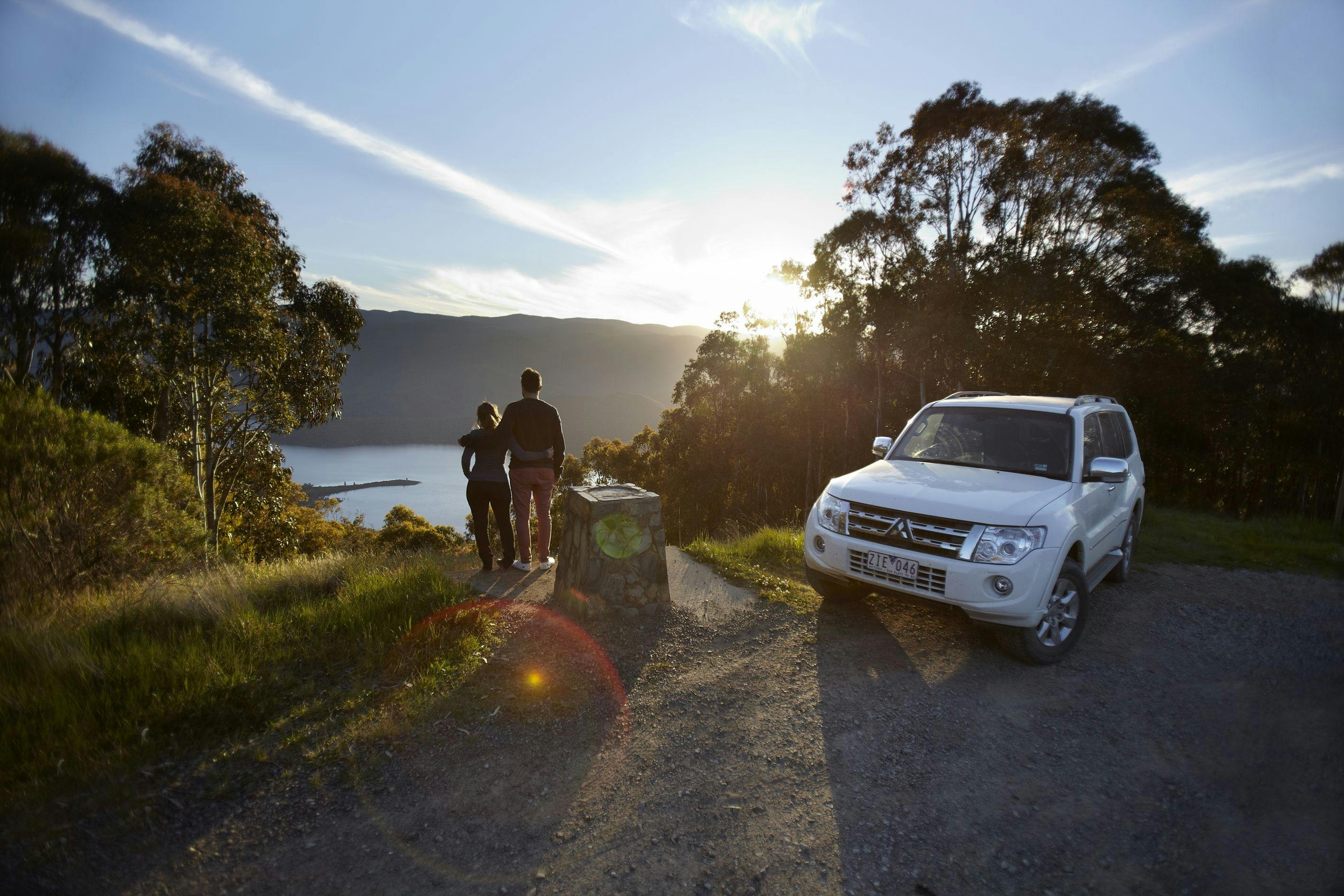 Exploring the Aberfeldy Four Wheel Drive Track at Cast Iron Point, Gippsland, Victoria, Australia