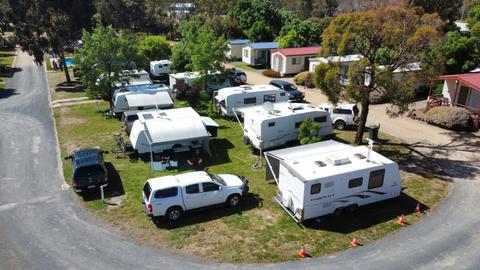 powered caravan sites