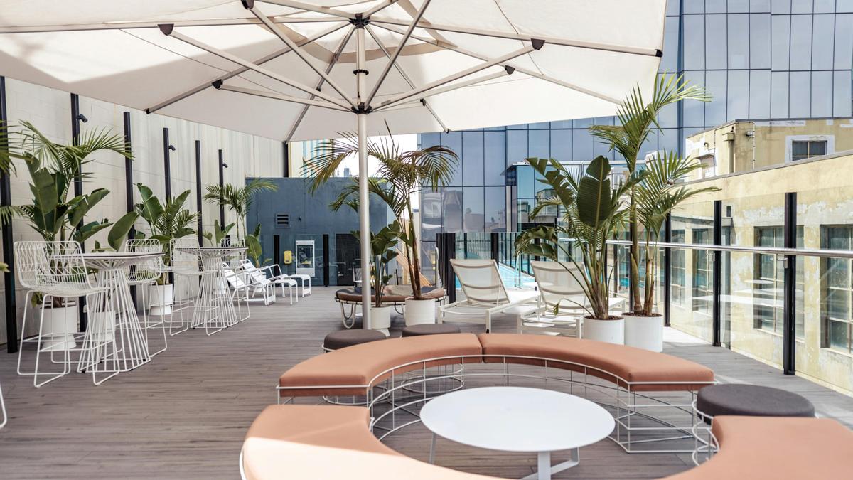 Adelphi Rooftop Pool Deck
