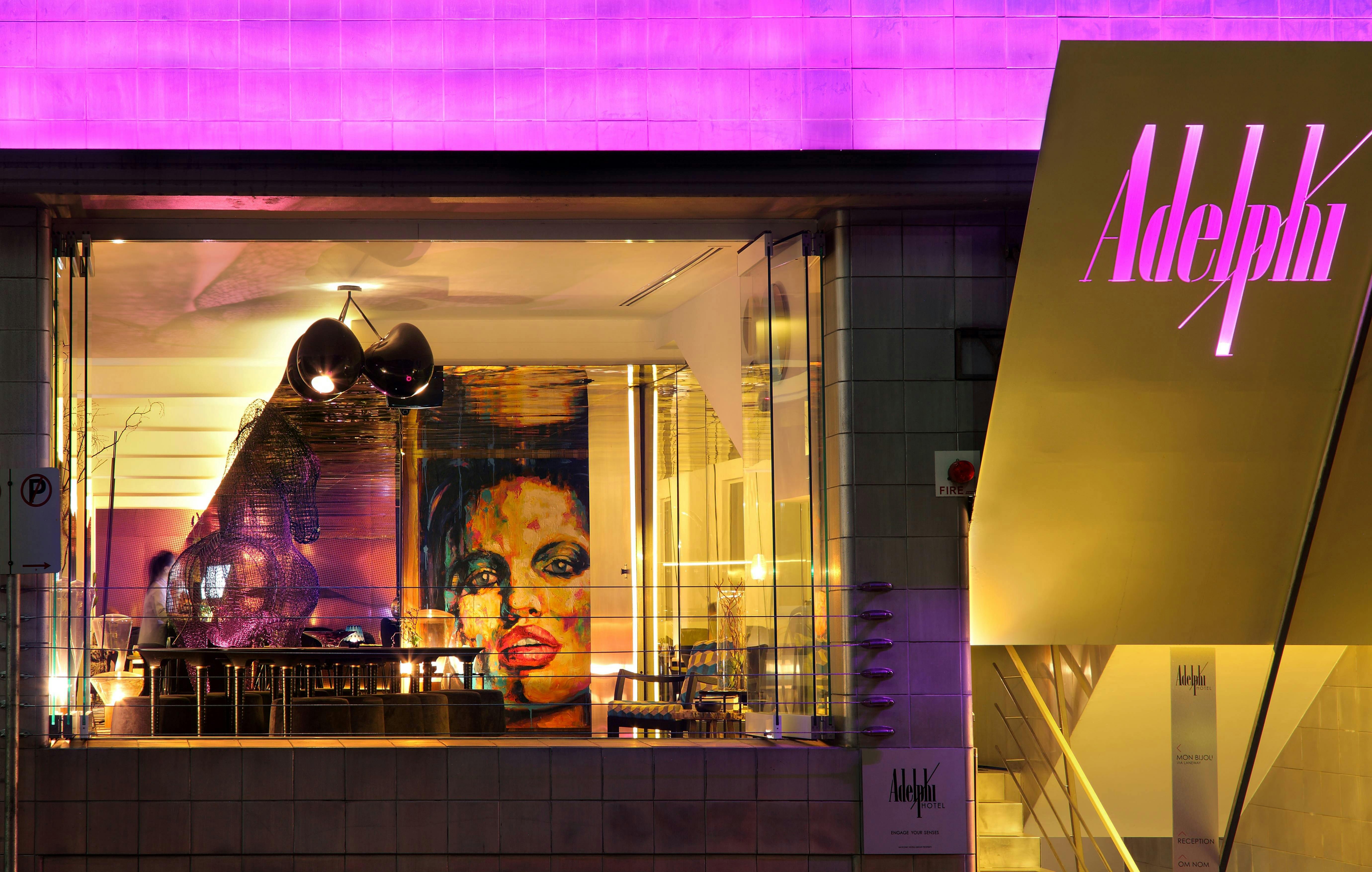 Adelphi Hotel from Flinders Lane