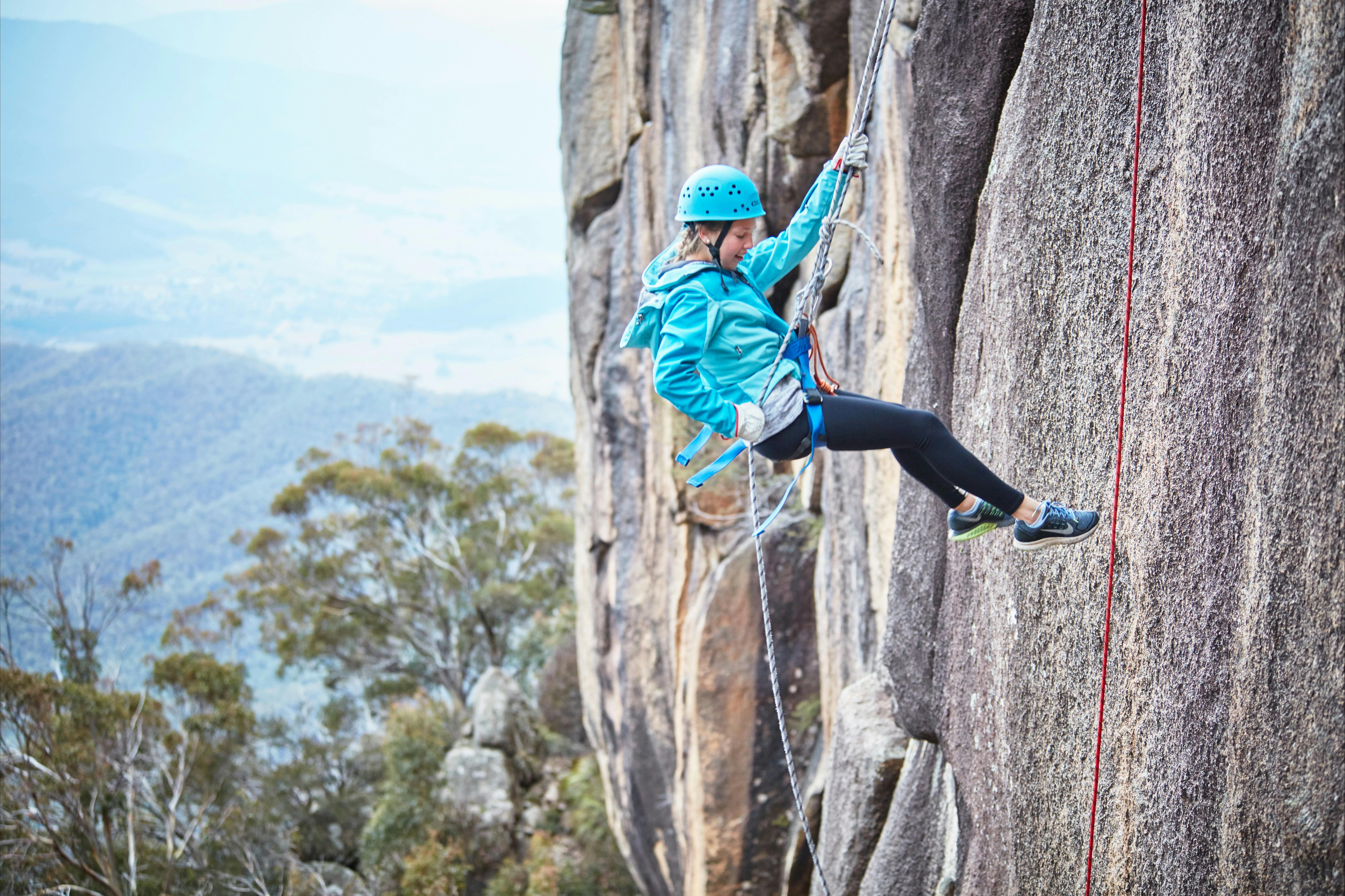 Abseiling at Mount Buffalo