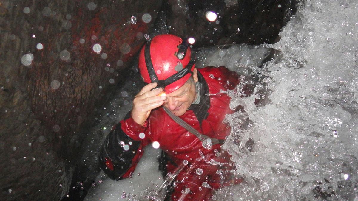 Caving through The Underground River