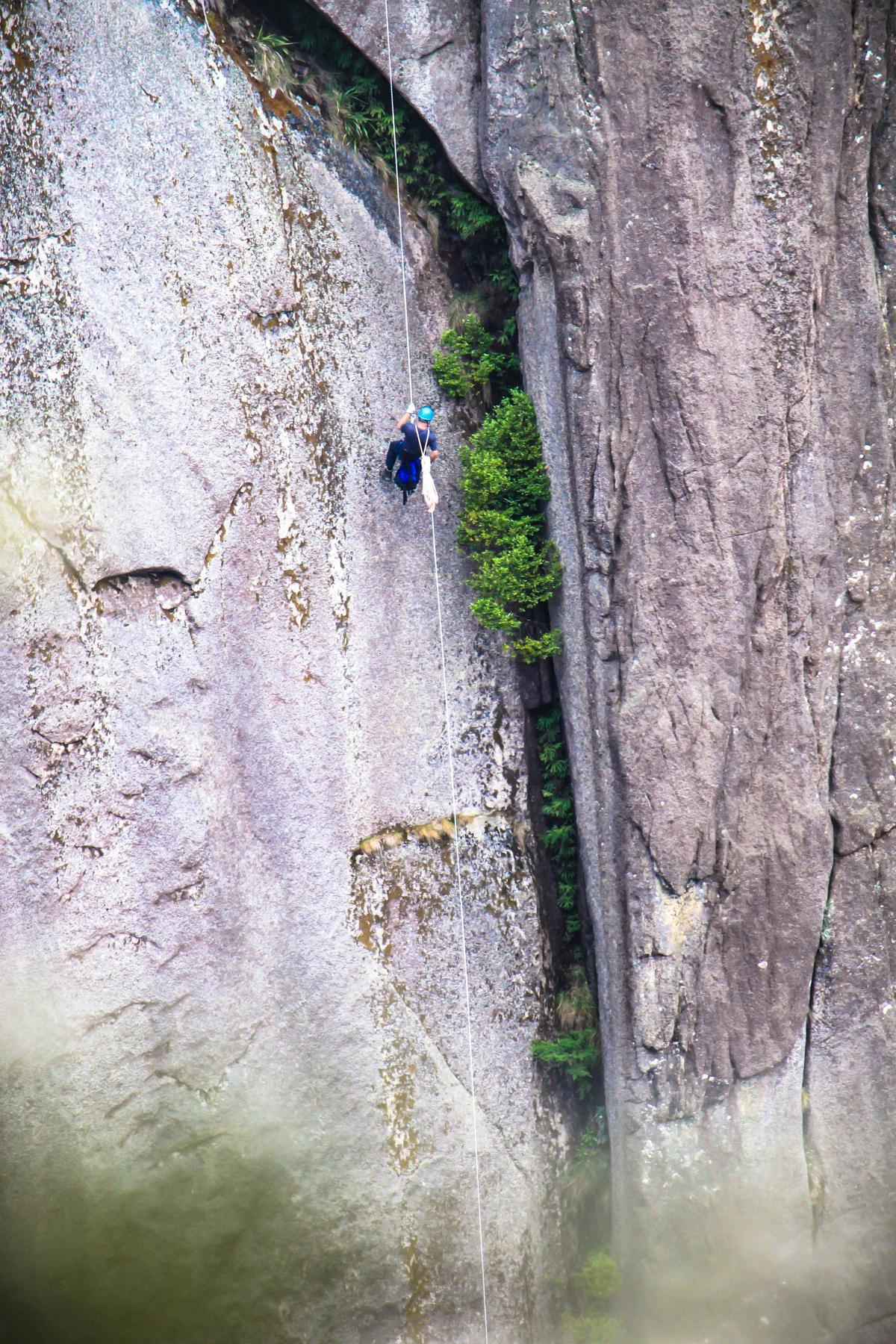 Abseiling The North Wall