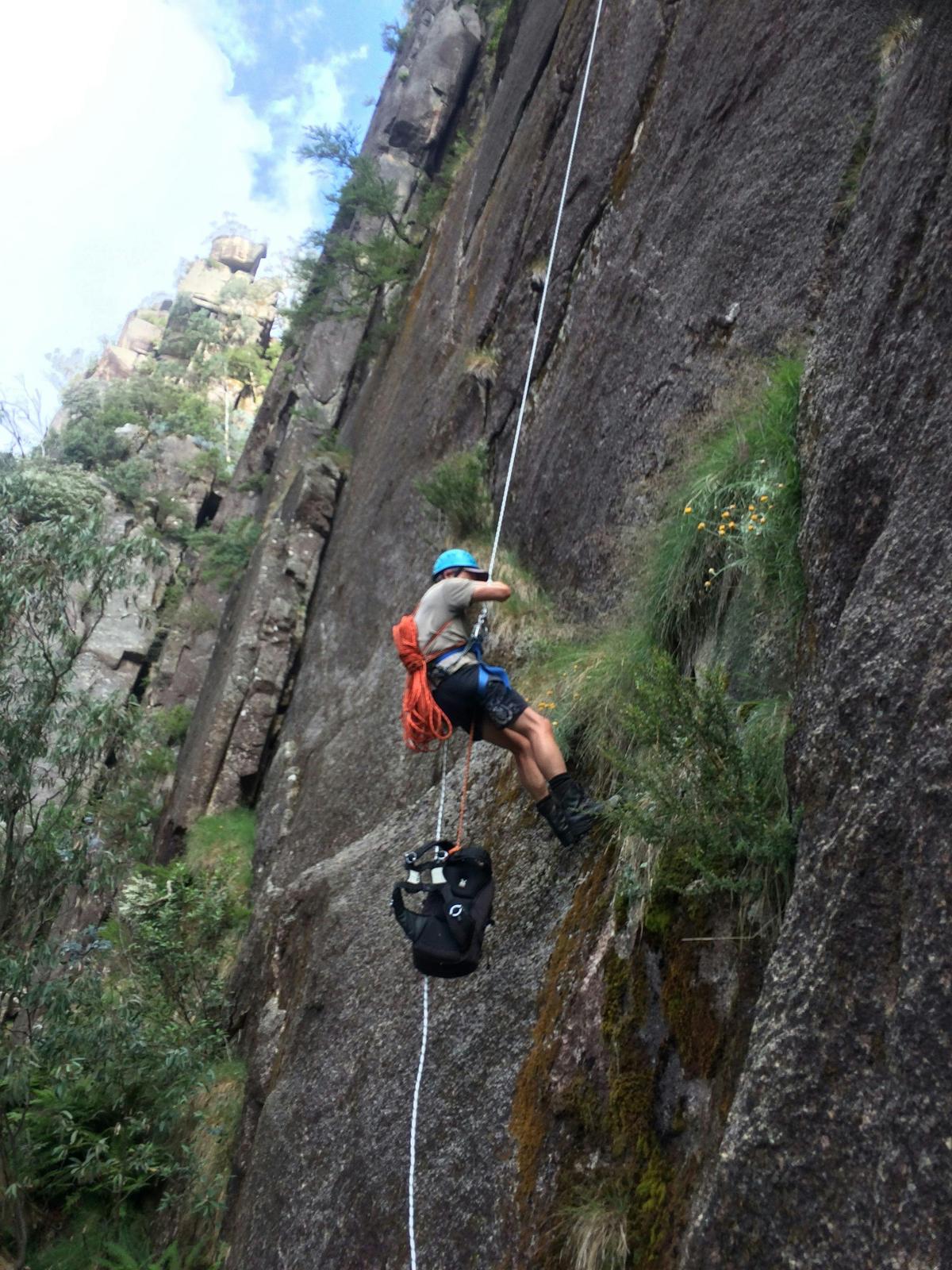 Abseiling The North Wall