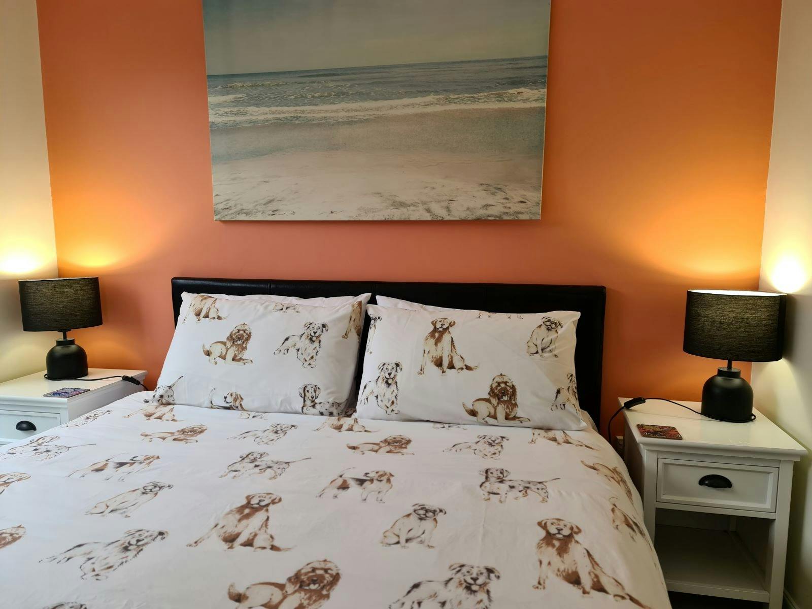 Bedroom 1 in our Allergy Free Luxury Cabin