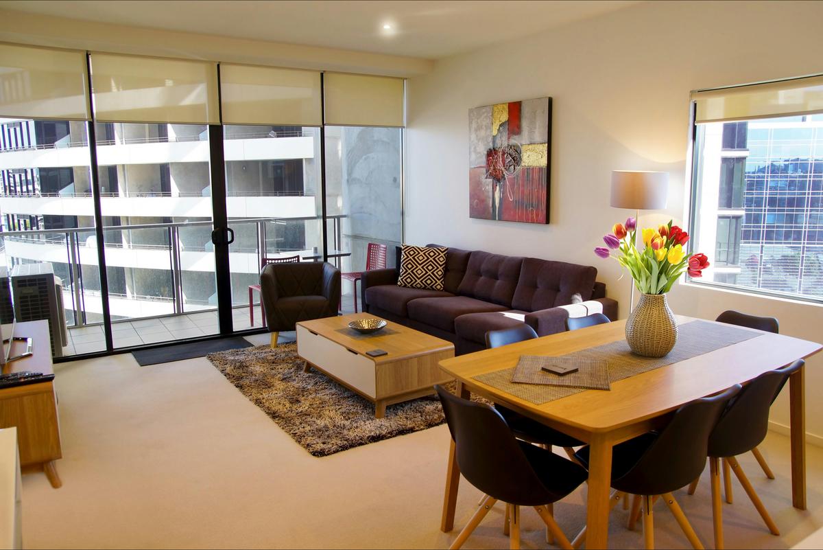 Family room with a view.
